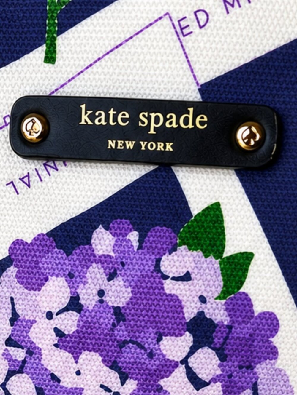 KATE SPADE New York Floral Turn Over a Leaf Seed Packet Garden Tote Shoulder Bag - Picture 3 of 16